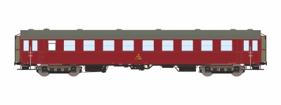 Dekas DK-876143 - H0 - Personenwagen CL, DSB, Ep. III-IV